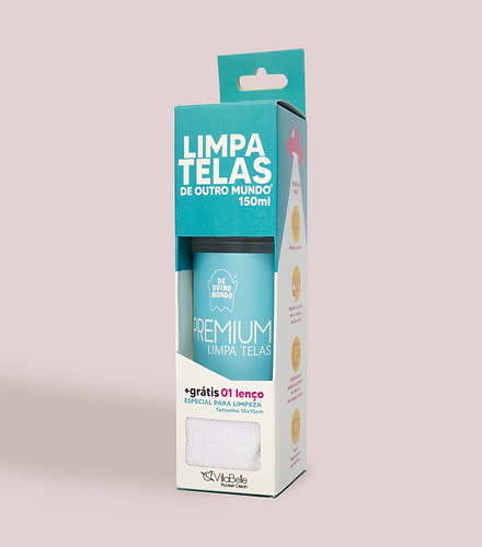 Kit Limpa Telas Premium e Lenço – 150ml